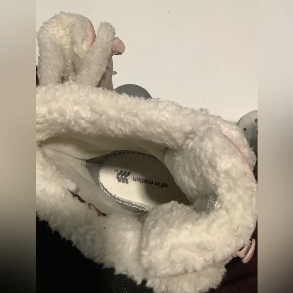 All in Motion Pink and Gray Kids Boots